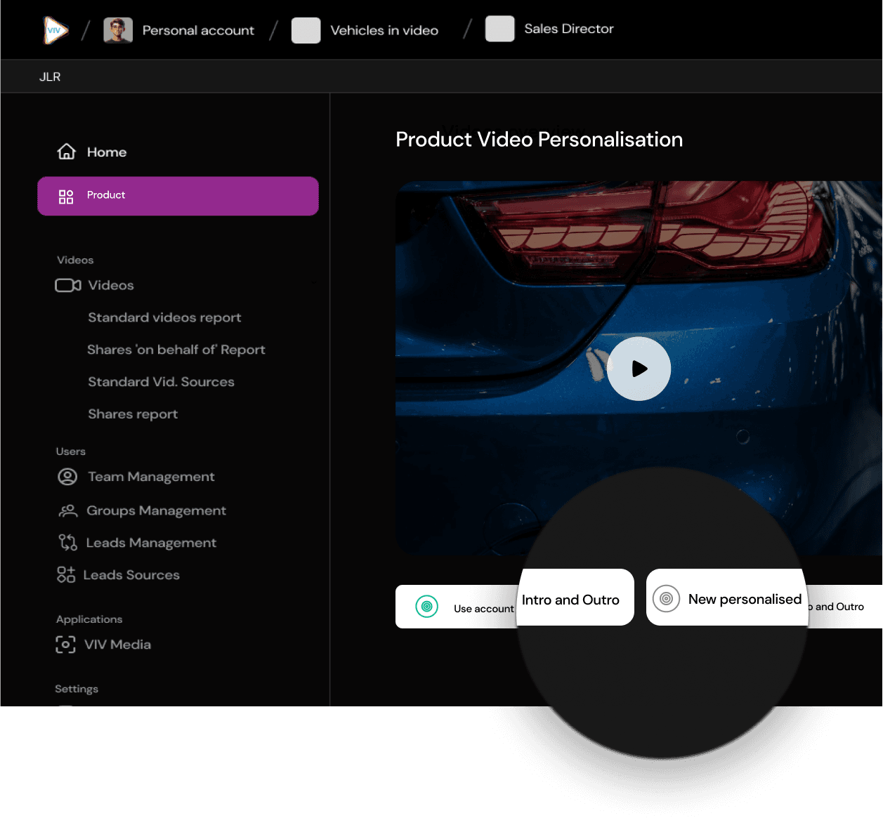 Personalise video